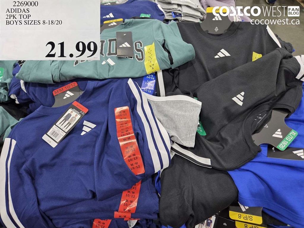 Adidas Boys 2 Pack Top Size M