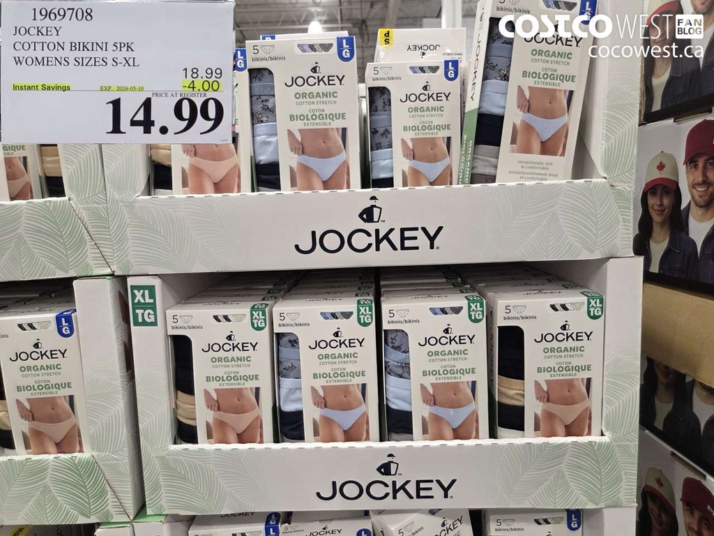 [1969708] Jockey Women's Cotton Bikini Underwear 5 Pack S