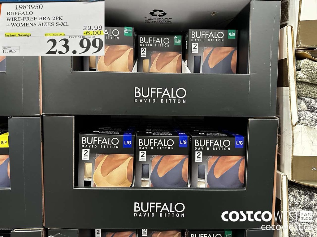 [1983950] Buffalo Women's Wirefree Bra 2 Pack S